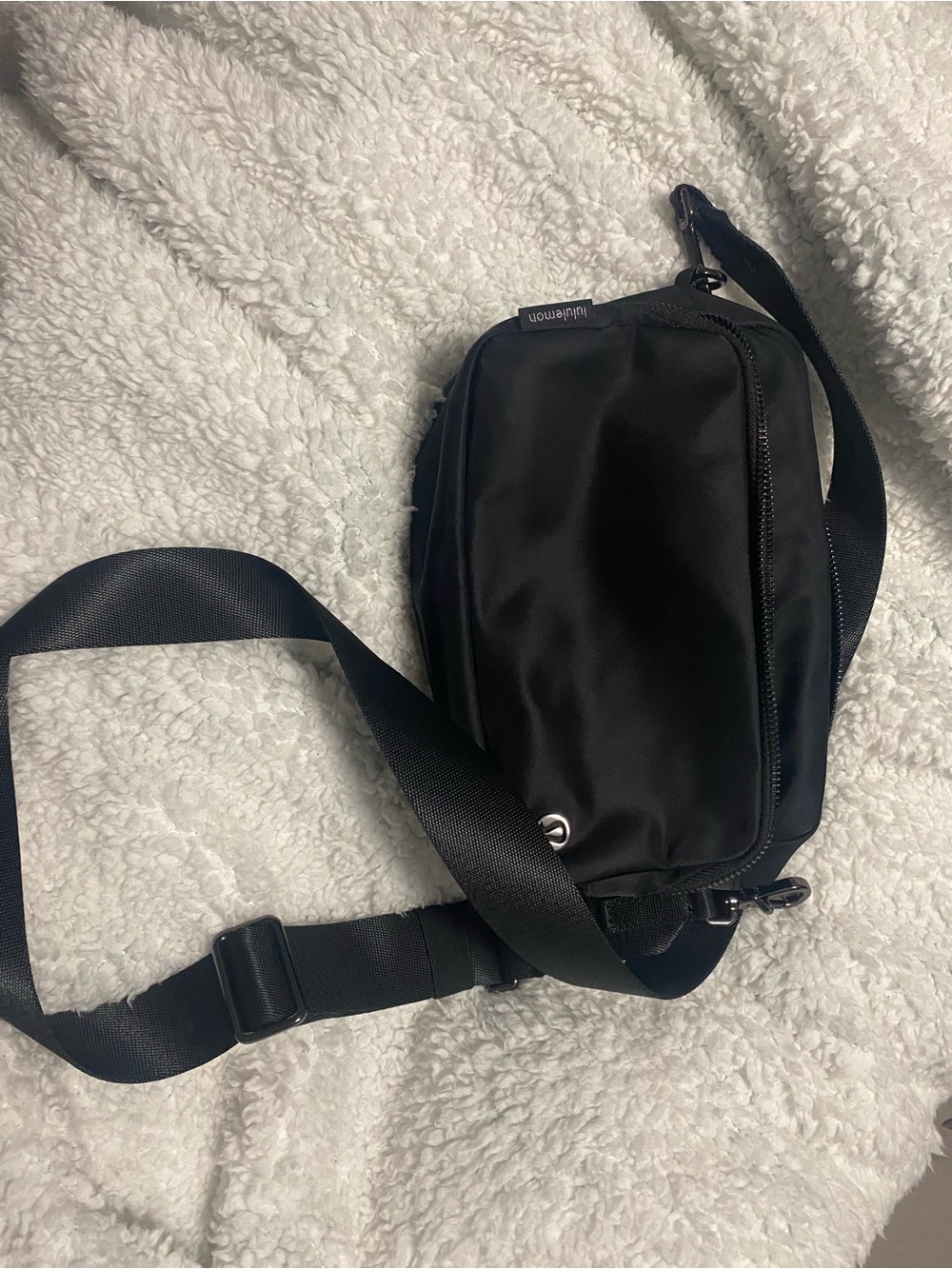 lululemon athletica Black Sling Belt Bag